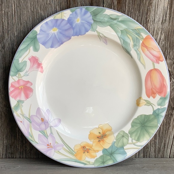 Vintage Discontinued Mikasa Optima SPRING LEGACY 10.75” Dinner Plate Replacement - Picture 12 of 16